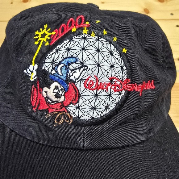 Disney World Hat Adult Mickey Mouse Fantasia Epcot Center Y2K Vintage Cap - Picture 5 of 8